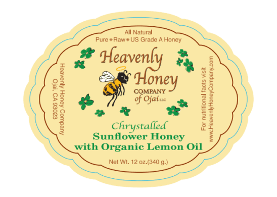 creamy lemon infused honey ojai ca