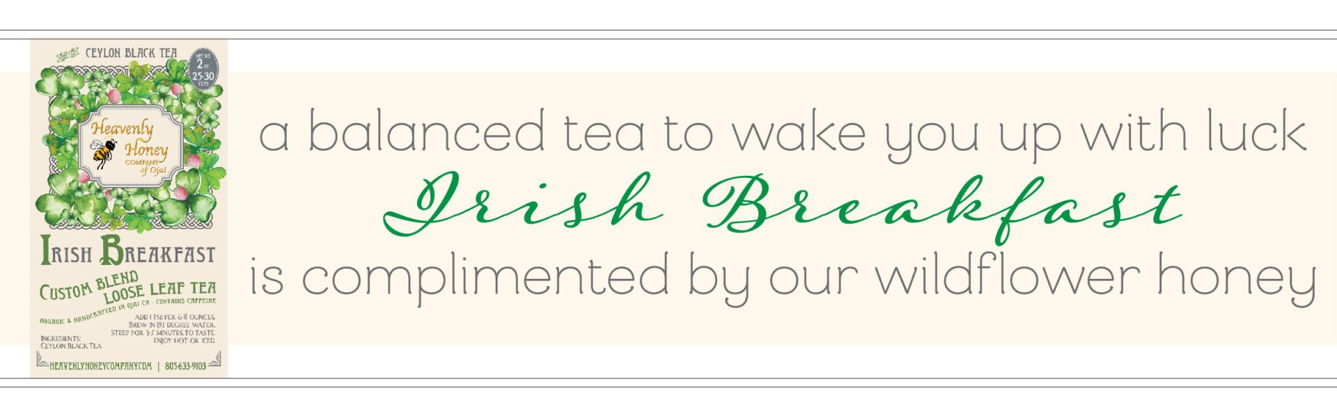 Irish Breakfast Custom Blend Tea