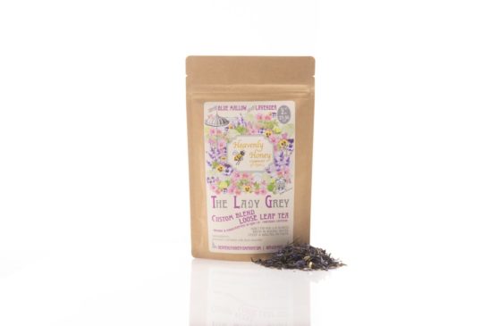 organic lady grey loose leaf tea front