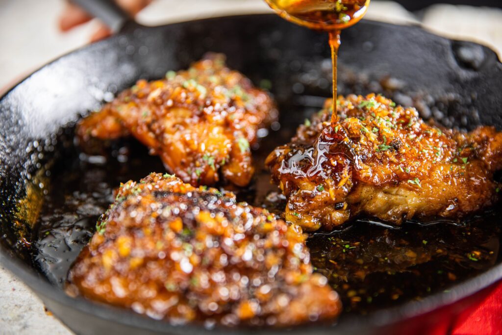 honey garlic chicken thighs recipe