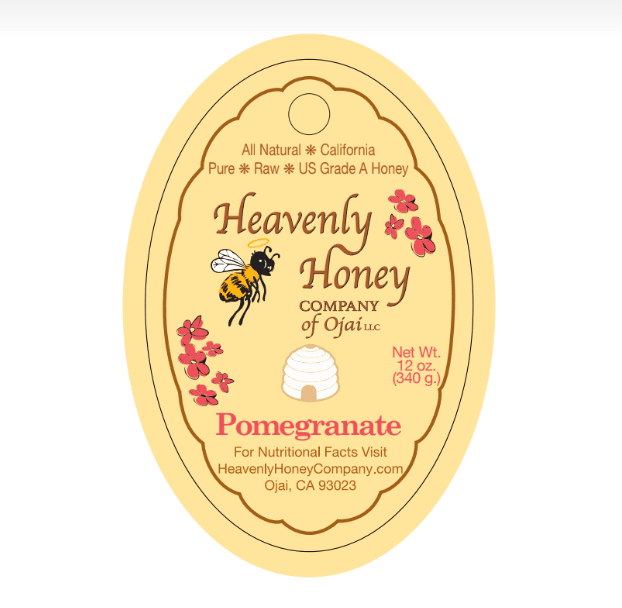 raw pomegranate honey ojai ca
