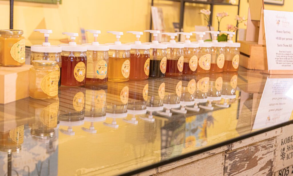 Ojai honey tasting room